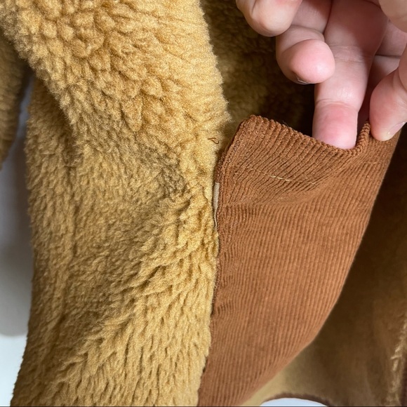 Anthropologie VIRGINIA Soft Sherpa Shirt Jacket Shacket 1X - Picture 11 of 14